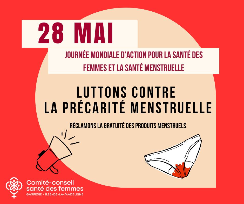 Ensemble Pour Lutter Contre La Précarité Menstruelle Table De Concertation Des Groupes De